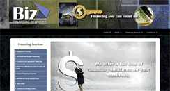 Desktop Screenshot of bizfinancialservices.com